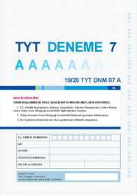 TYT - DENEME - 7